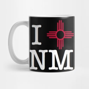 I Zia Sun New Mexico (White Lettering) Mug